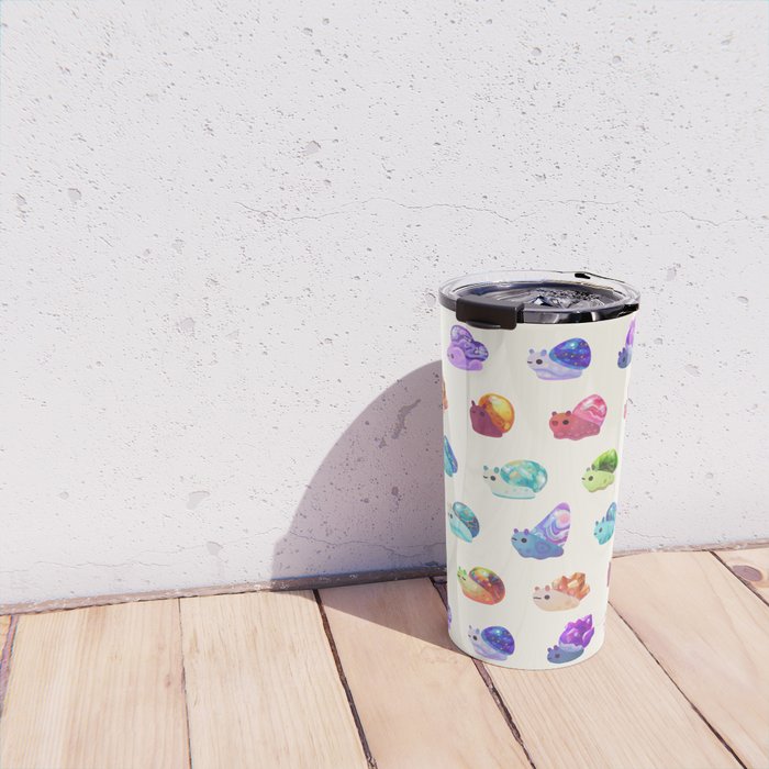 Jewel Snail - pastel Travel Mug Gallery Image 4