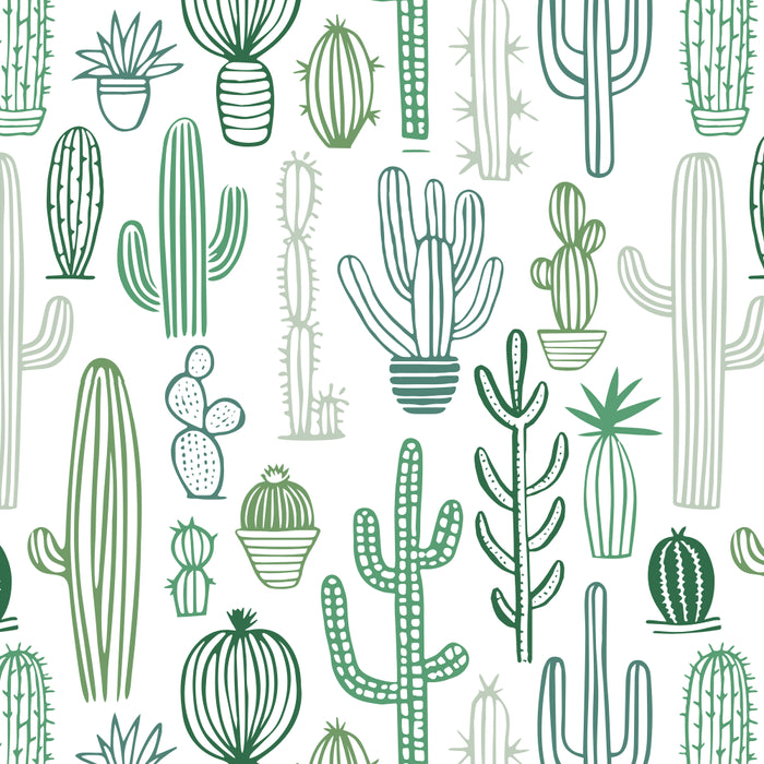 Cactus plant hand drawn doodle pattern Coffee Mug Gallery Image 2