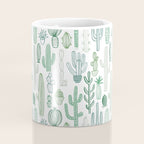 Cactus plant hand drawn doodle pattern Coffee Mug Gallery Image 4