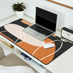 Minimal Colorful Abstract Shapes 1 Desk Mat Gallery Image 2