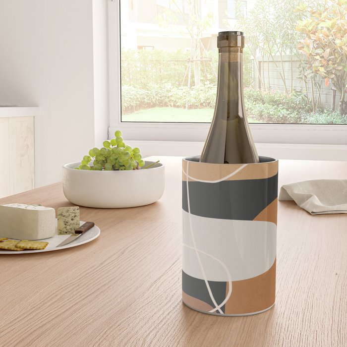 Minimal Colorful Abstract Shapes 1 Wine Chiller Gallery Image 4