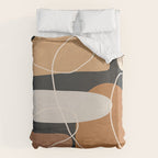 Minimal Colorful Abstract Shapes 1 Duvet Cover Gallery Image 6