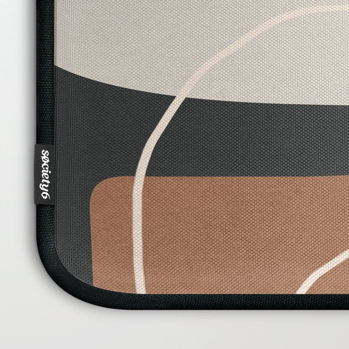 Minimal Colorful Abstract Shapes 1 Laptop Sleeve Gallery Image 3