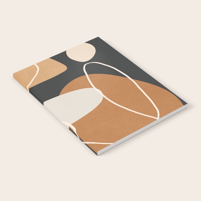 Minimal Colorful Abstract Shapes 1 Notebook