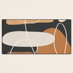 Minimal Colorful Abstract Shapes 1 Desk Mat Gallery Image 3