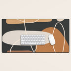 Minimal Colorful Abstract Shapes 1 Desk Mat Gallery Image 1