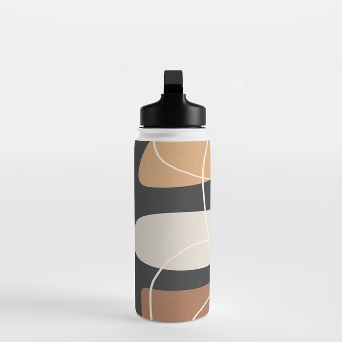 Minimal Colorful Abstract Shapes 1 Water Bottle Gallery Image 3