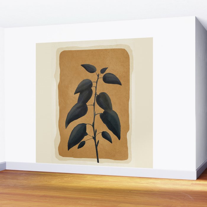 Leaf Design 12 Wall Mural Gallery Image 2
