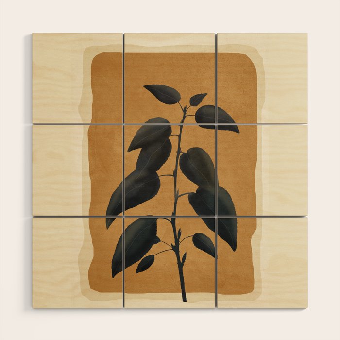 Leaf Design 12 Wood Wall Art Gallery Image 1