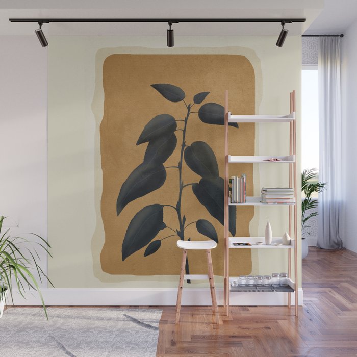 Leaf Design 12 Wall Mural Gallery Image 1