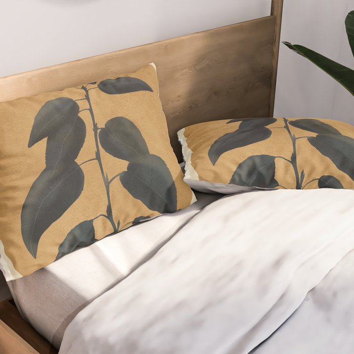 Leaf Design 12 Pillow Sham Gallery Image 2