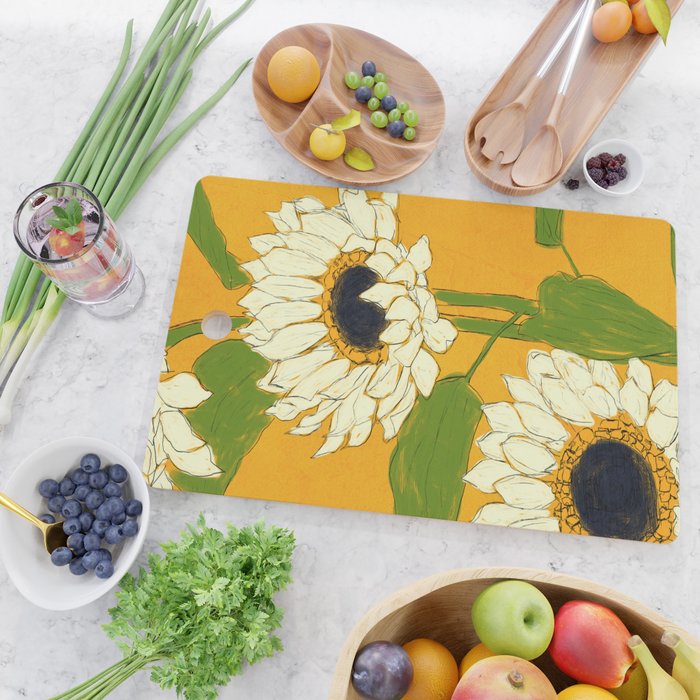 Sunflower Yellow Sami Cutting Board Gallery Image 2