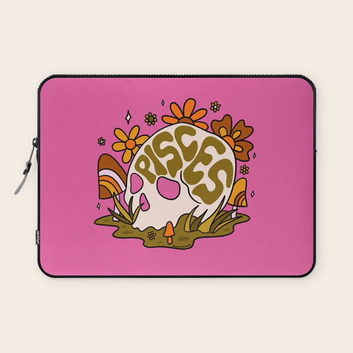 Pisces Skull Laptop Sleeve Gallery Image 1