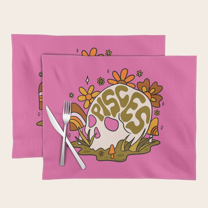 Pisces Skull Placemat Gallery Image 1