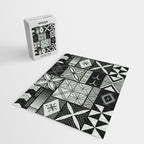 UrbanNesian Grey Maluelue Siapo and Tatau Jigsaw Puzzle Gallery Image 2