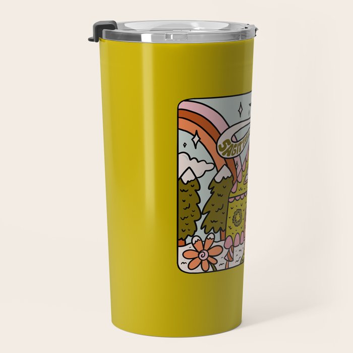 Sagittarius Gingerbread House Travel Mug Gallery Image 3