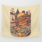 Burgerzilla Wall Tapestry Gallery Image 4