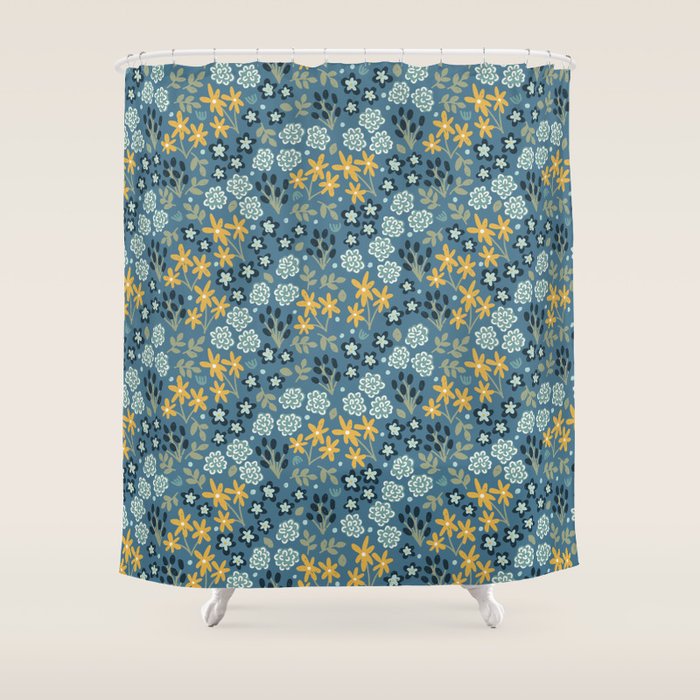 Chasing Wild Flowers Shower Curtain Gallery Image 1