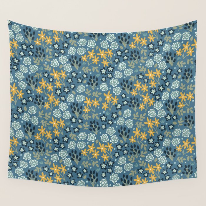 Chasing Wild Flowers Wall Tapestry Gallery Image 4