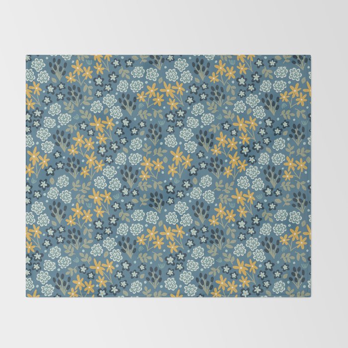 Chasing Wild Flowers Throw Blanket Gallery Image 2