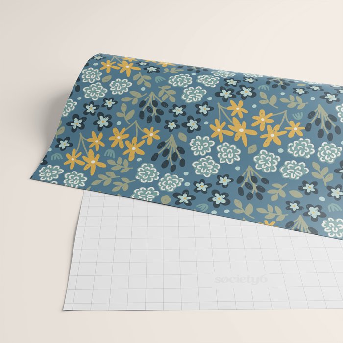 Chasing Wild Flowers Wrapping Paper Gallery Image 2