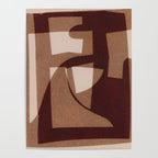 Marron Abstract Poster Gallery Image 4