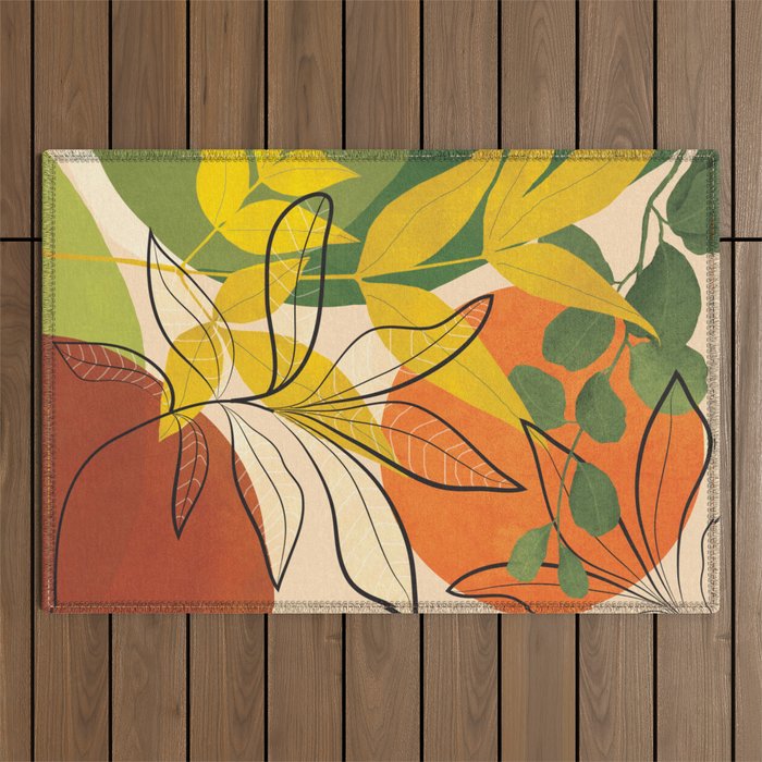 Peaceful Garden Feelings 08 Outdoor Rug Gallery Image 1
