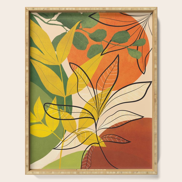 Peaceful Garden Feelings 08 Serving Tray Gallery Image 1