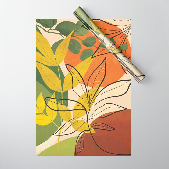Peaceful Garden Feelings 08 Wrapping Paper Gallery Image 1