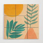 Sunny Window Garden Still Life Wood Wall Art Gallery Image 1