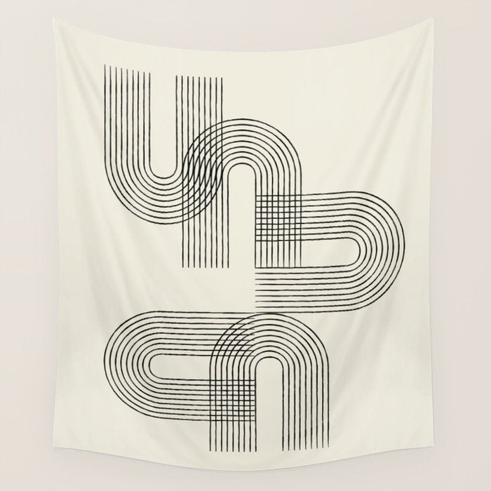 Mid-century dance Wall Tapestry Gallery Image 1