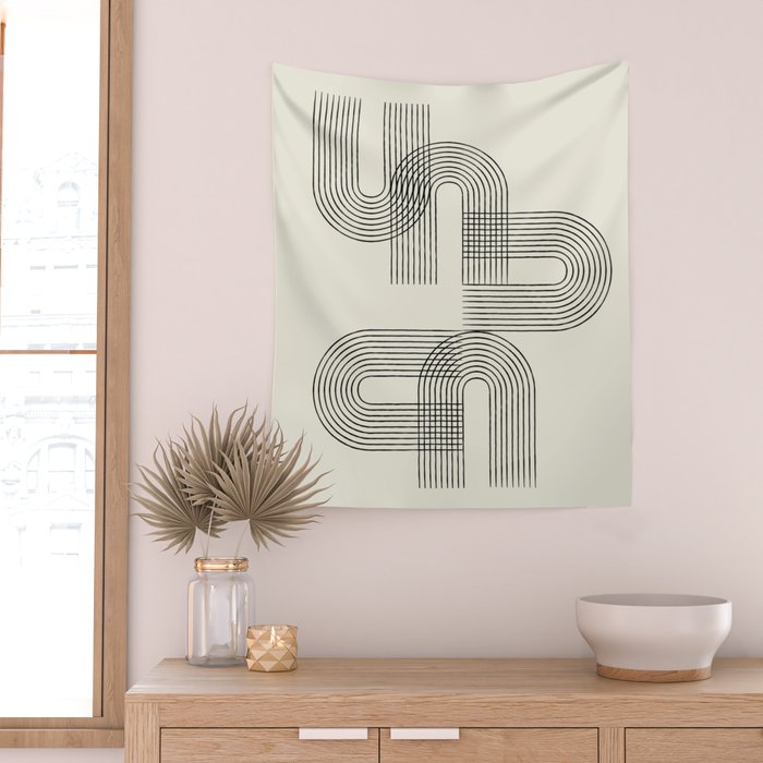 Mid-century dance Wall Tapestry Gallery Image 2