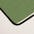Retro Christmas Midcentury Modern Windows Checkered Red Green Cream Pattern Desk Mat Gallery Image 4