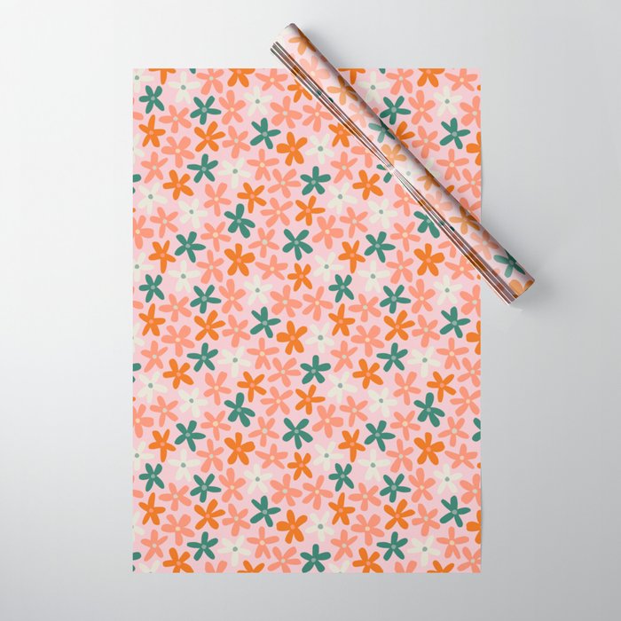 Tiny Flower Pattern #3 Wrapping Paper Gallery Image 1