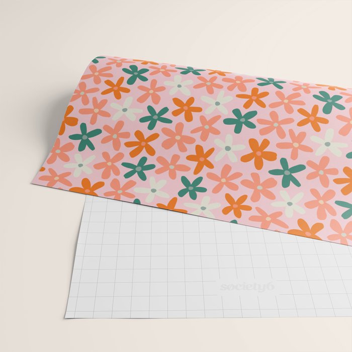 Tiny Flower Pattern #3 Wrapping Paper Gallery Image 2