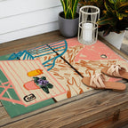 EVENING ON A TERRACE Outdoor Rug Gallery Image 2