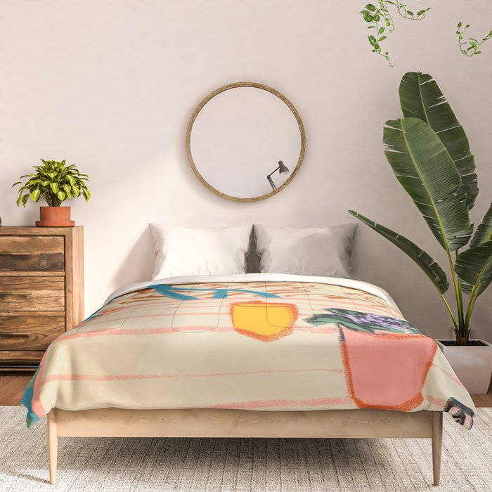 EVENING ON A TERRACE Comforter Gallery Image 3