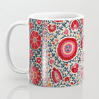 Kermina Suzani Uzbekistan Embroidery Print Coffee Mug Gallery Image 3