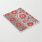 Kermina Suzani Uzbekistan Embroidery Print Notebook Gallery Image 3