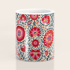 Kermina Suzani Uzbekistan Embroidery Print Coffee Mug Gallery Image 4