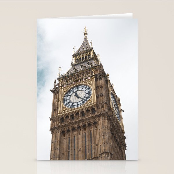 Big Ben in London  England  Retro summer travel photography Stationery Card Gallery Image 2