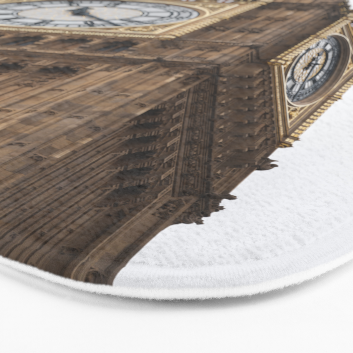 Big Ben in London  England  Retro summer travel photography Bath Mat Gallery Image 3