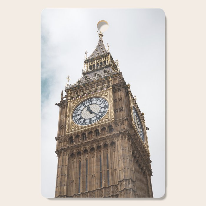 Big Ben in London  England  Retro summer travel photography Cutting Board Gallery Image 1