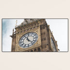 Big Ben in London  England  Retro summer travel photography Desk Mat Gallery Image 3
