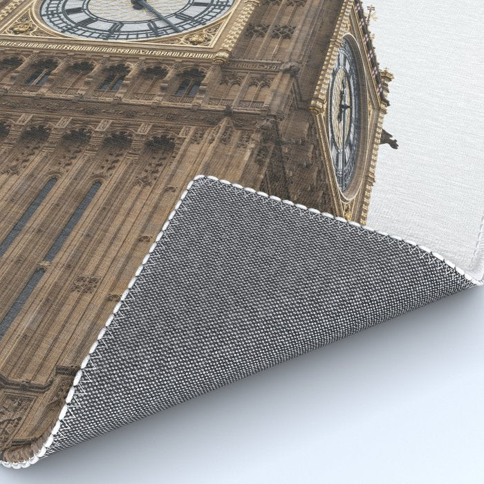 Big Ben in London  England  Retro summer travel photography Rug Gallery Image 4