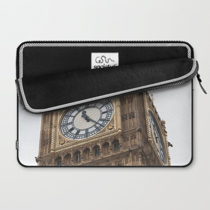 Big Ben in London  England  Retro summer travel photography Laptop Sleeve Gallery Image 2