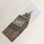 Big Ben in London  England  Retro summer travel photography Yoga Mat Gallery Image 1