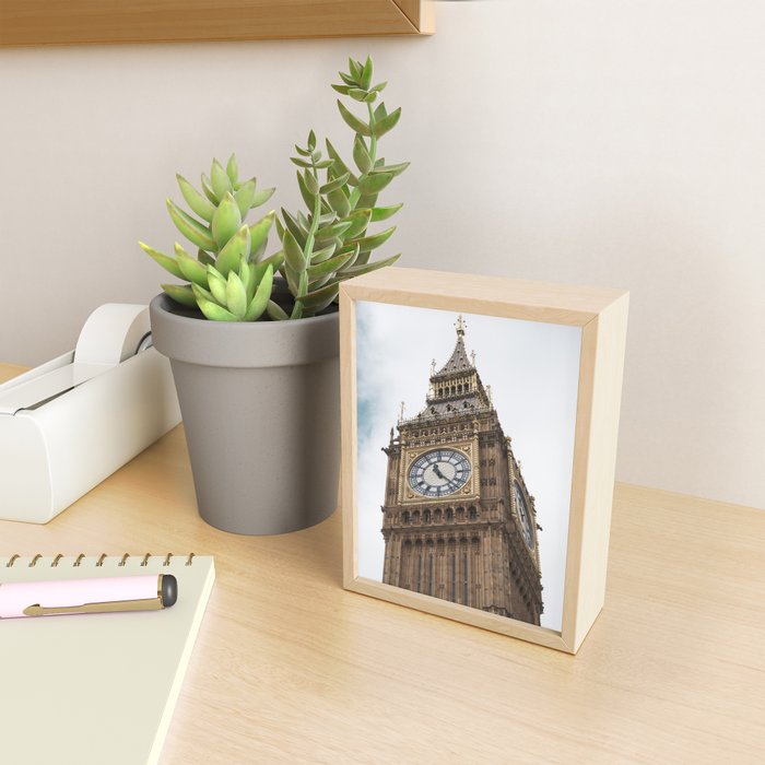 Big Ben in London  England  Retro summer travel photography Mini Art Print Gallery Image 2