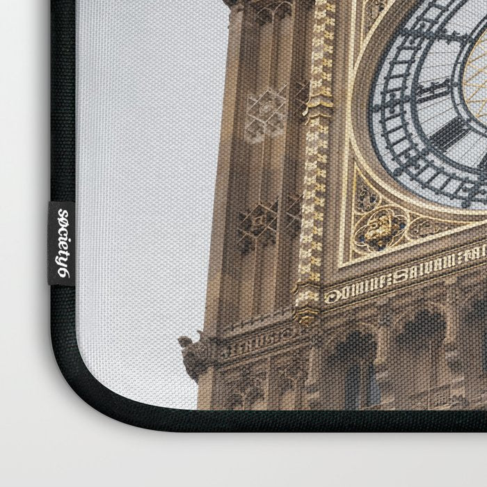 Big Ben in London  England  Retro summer travel photography Laptop Sleeve Gallery Image 3