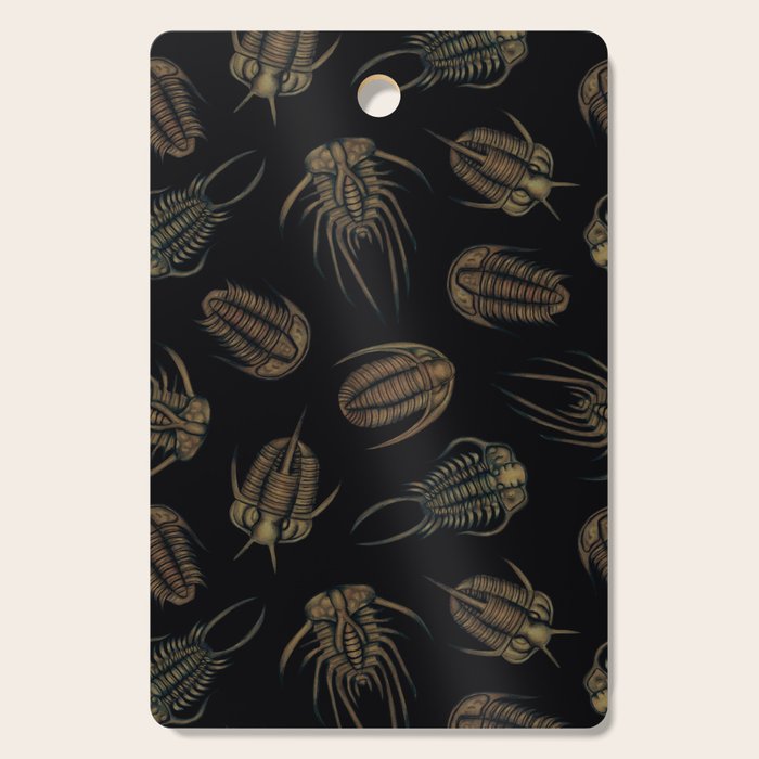 Trilobites - Marine Fossil Pattern Cutting Board Gallery Image 1